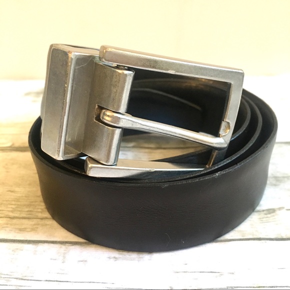 Other - 🔥3/$10 or 5/$15 SALE🔥 Men’s Belt Dark Brown Size 30 Silver Buckle